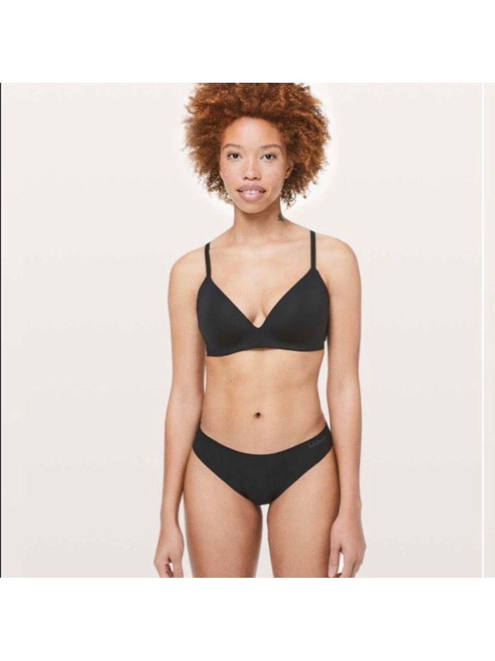 NWOT Lululemon Athletica Take Shape Black Bra 34C